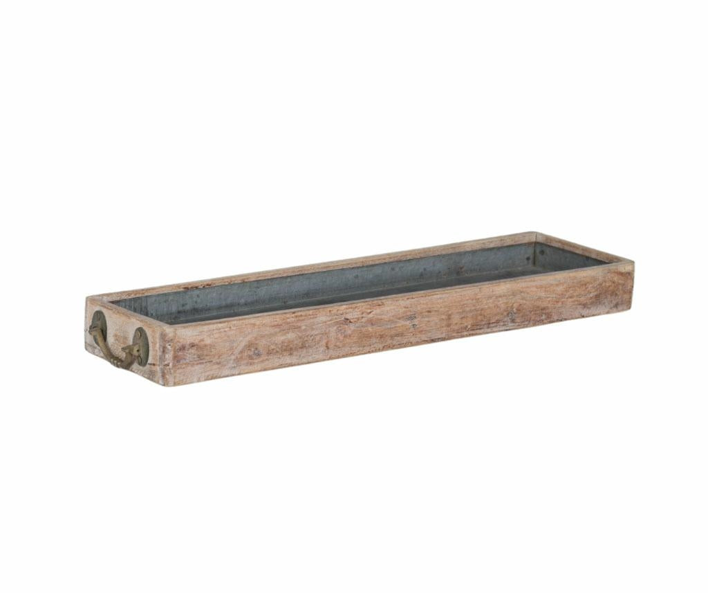 Wood old Taca z uchwytem 1