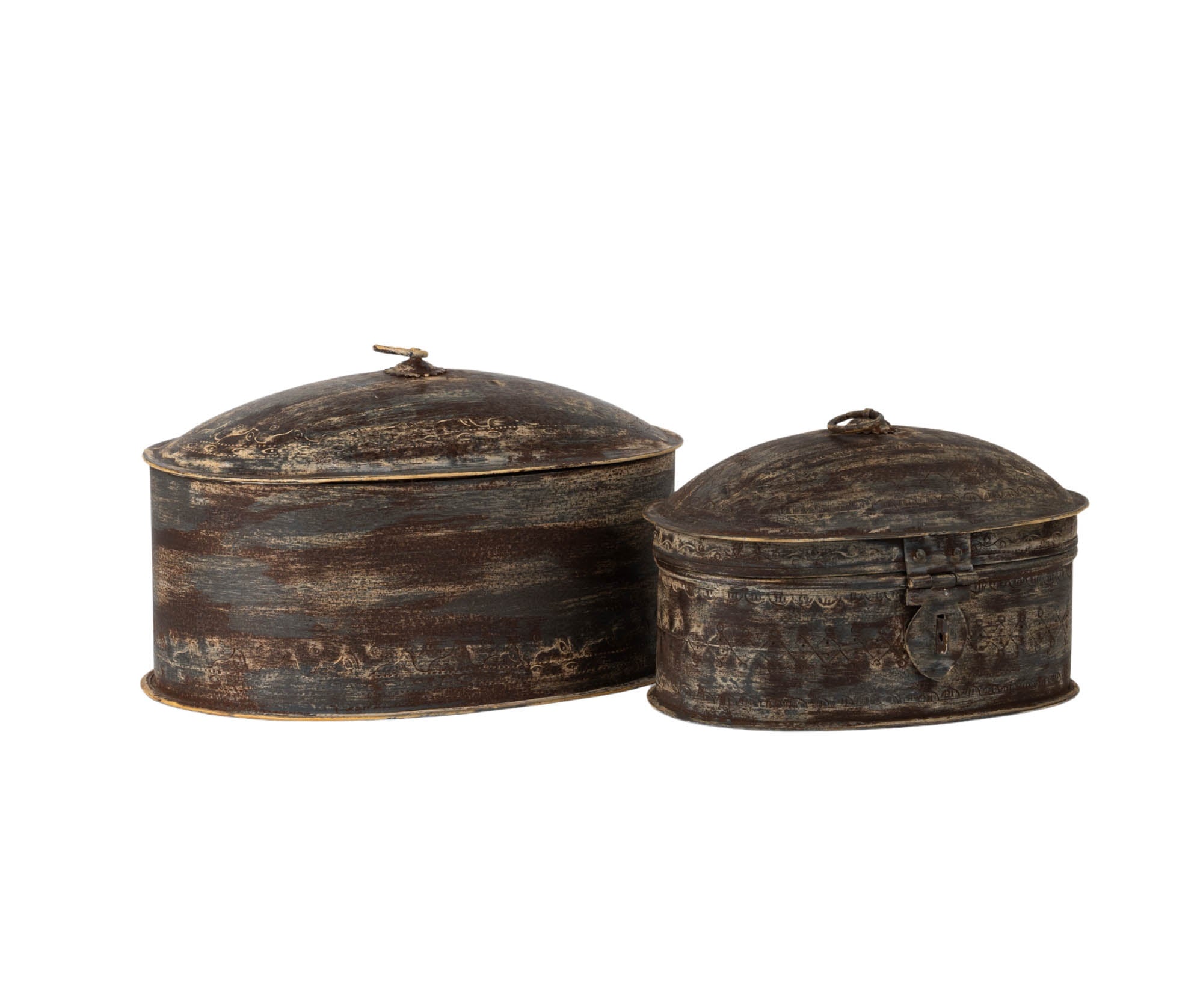 Rustic Pudełko owalne 1A