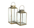 Gold line Lampion latarnia z uchwytem 2A