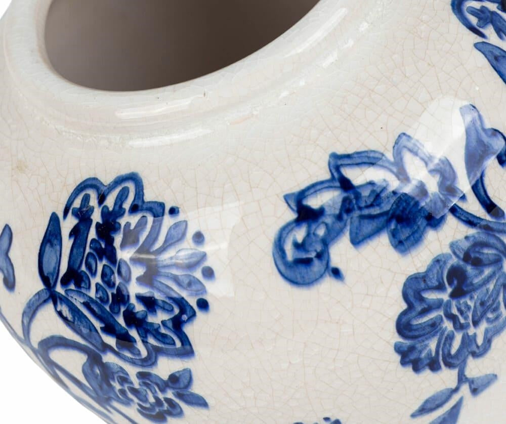 Fiore blue Wazon pękaty kwiaty
