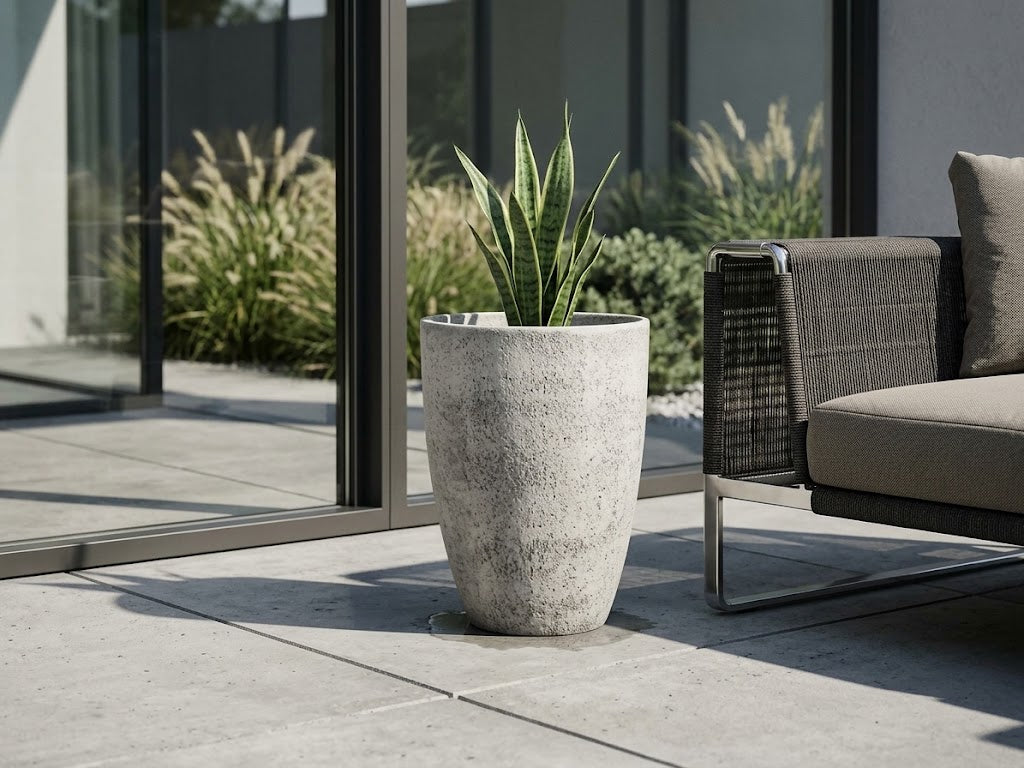 Donica Modern Light Grey 35 cm – osłonka GRC