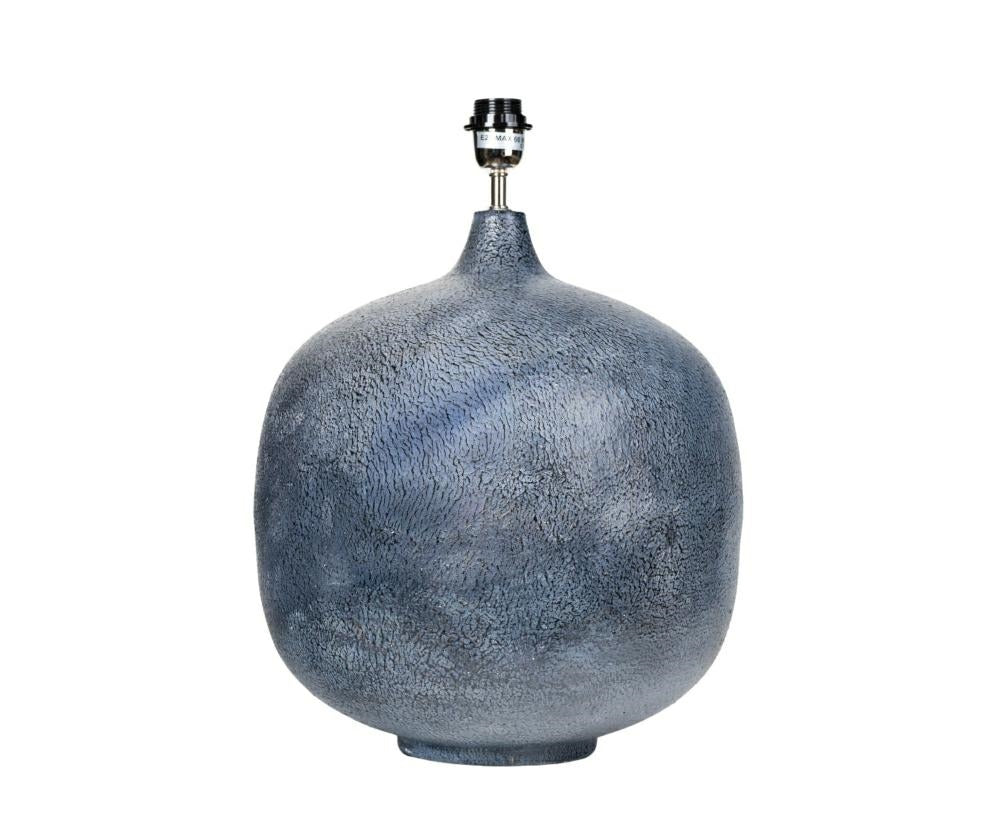 Modern blue Lampa pękata 2