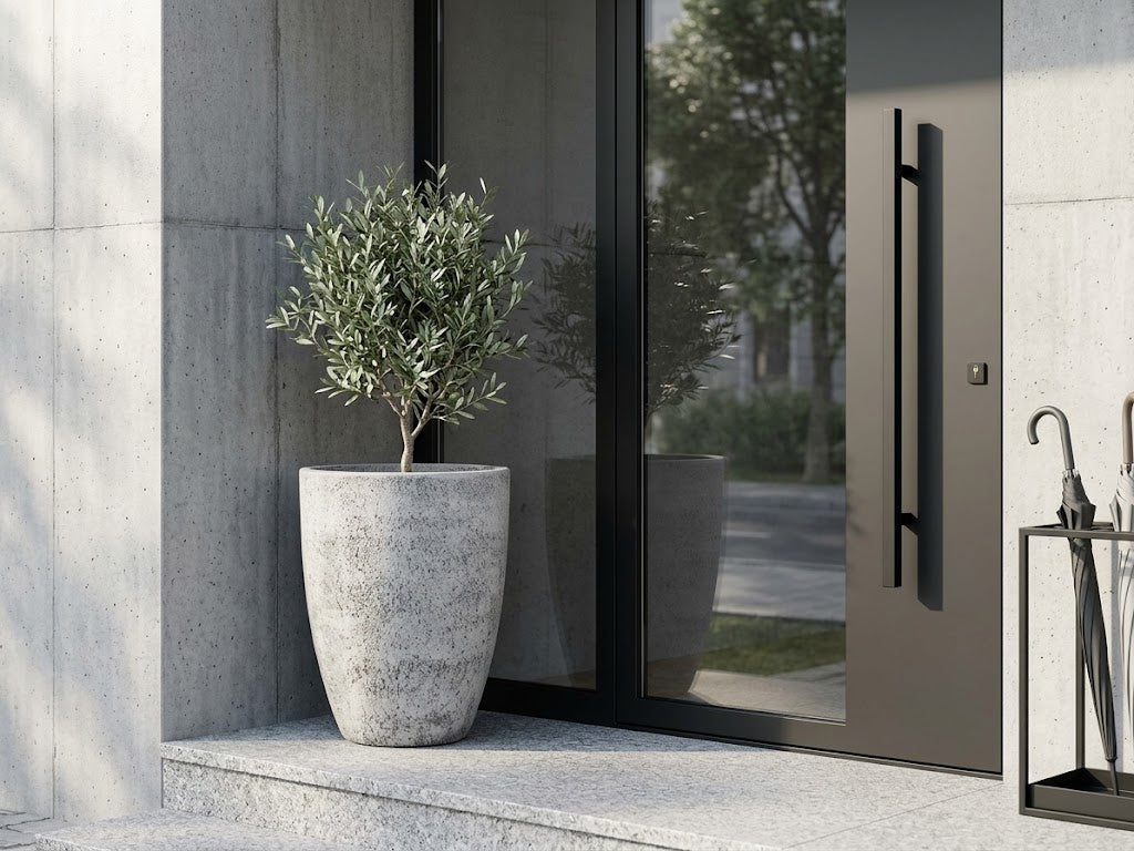 Donica Modern Light Grey 51 cm – smukła osłonka GRC