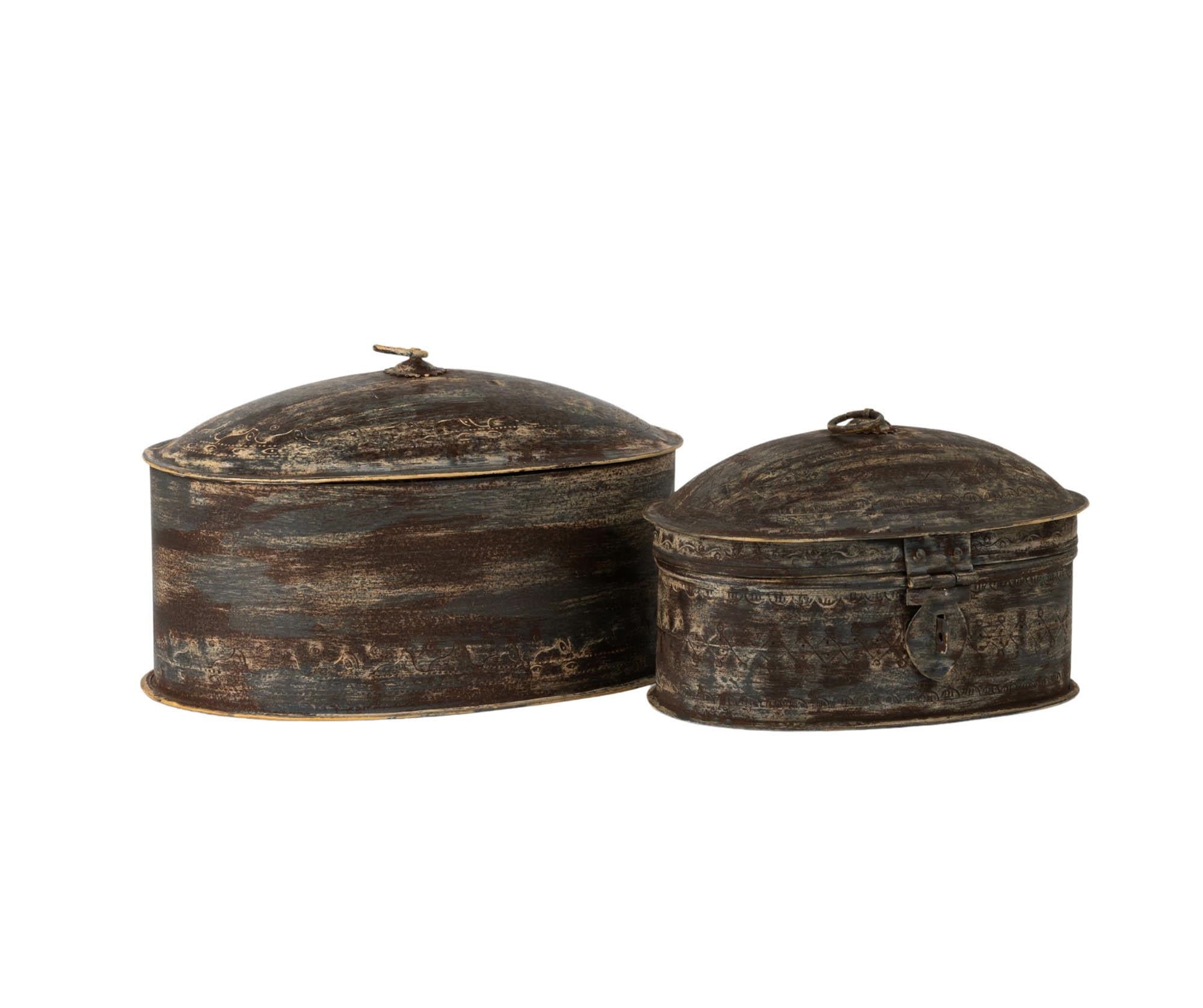 Rustic Pudełko owalne 1B