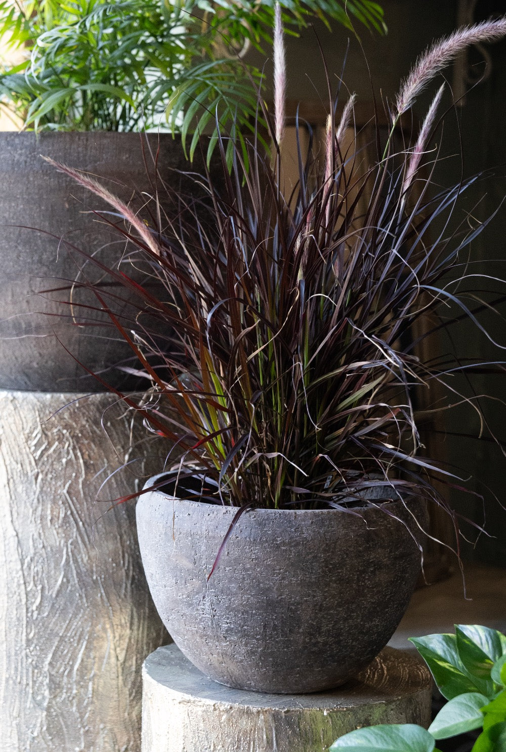 Donica i osłonka GRC Modern Brown – 35,5 cm, wys. 24 cm