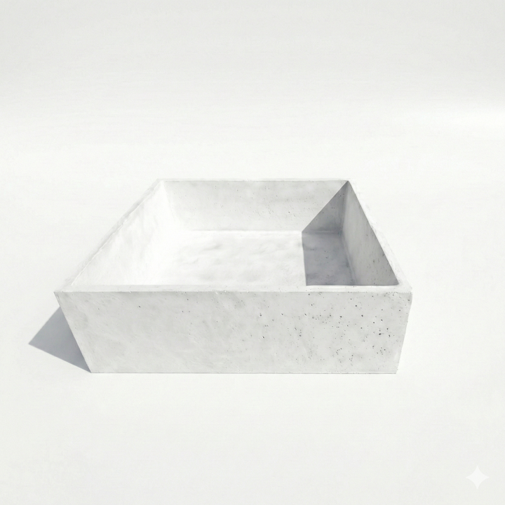 Donica betonowa Cubo 150 | 150×150×50 cm | Beton architektoniczny premium