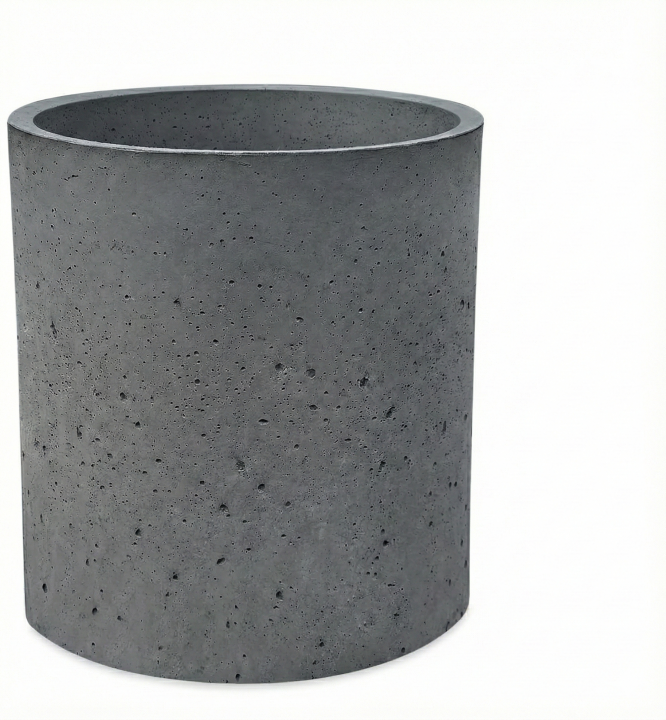 Donica betonowa Rondo 55 | Ø50×55 cm | Beton architektoniczny premium