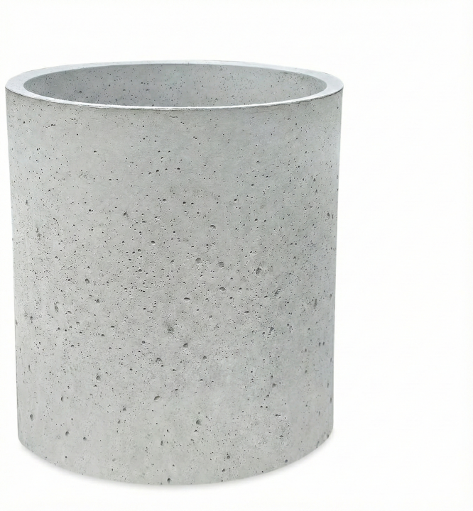 Donica betonowa Rondo 55 | Ø50×55 cm | Beton architektoniczny premium