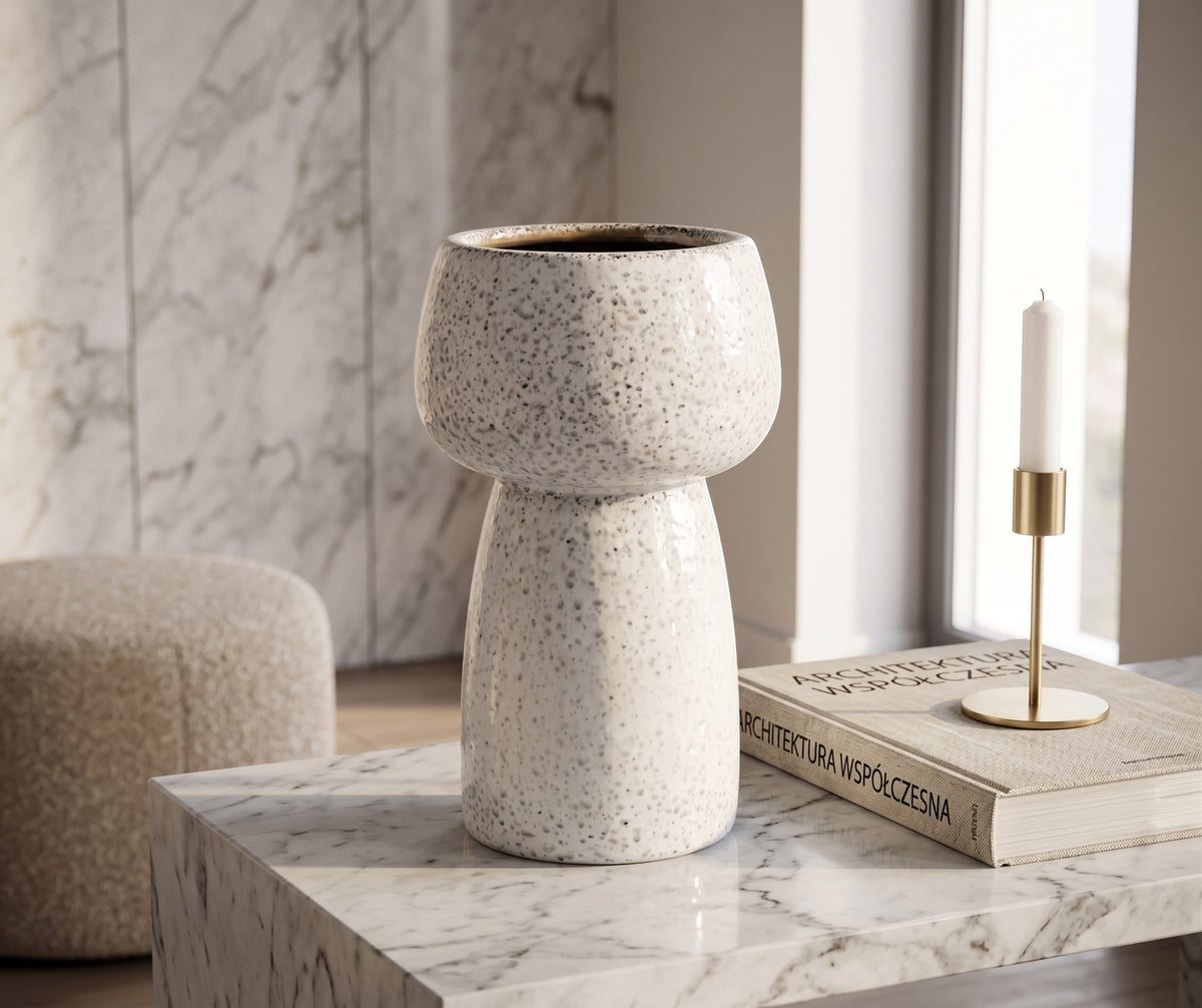 Smukła ceramiczna osłonka na nodze Cremona – 23 cm