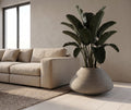 Donica Modern Chocolate Płaska – cement GRC 71 cm