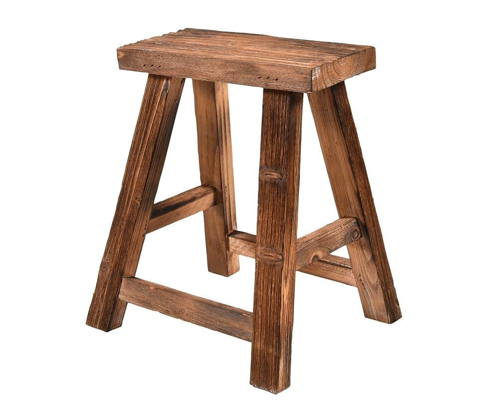 Wood old Stołek/Kwietnik 1