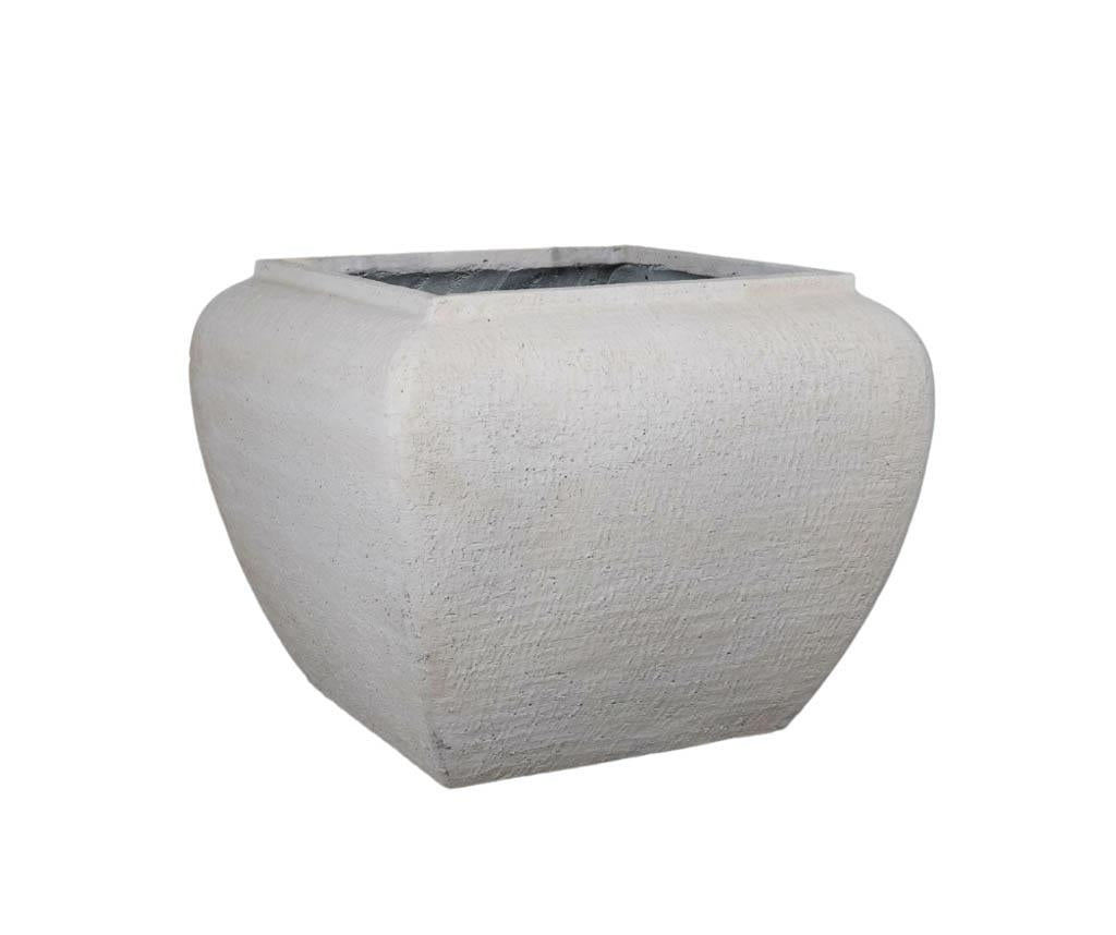 Modern white Donica/Osłonka kwadratowa B