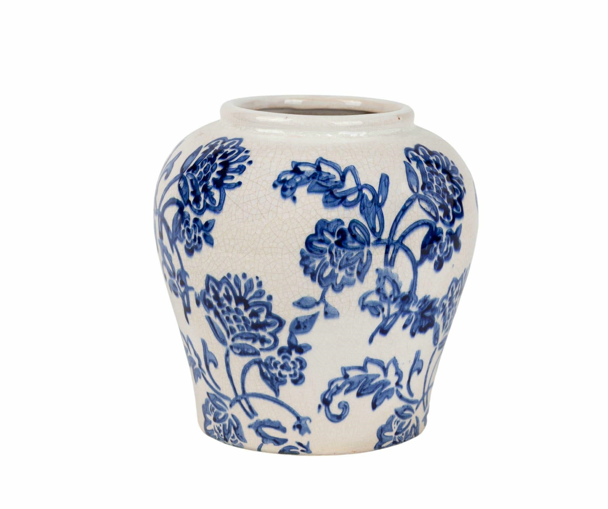 Fiore blue Wazon pękaty kwiaty