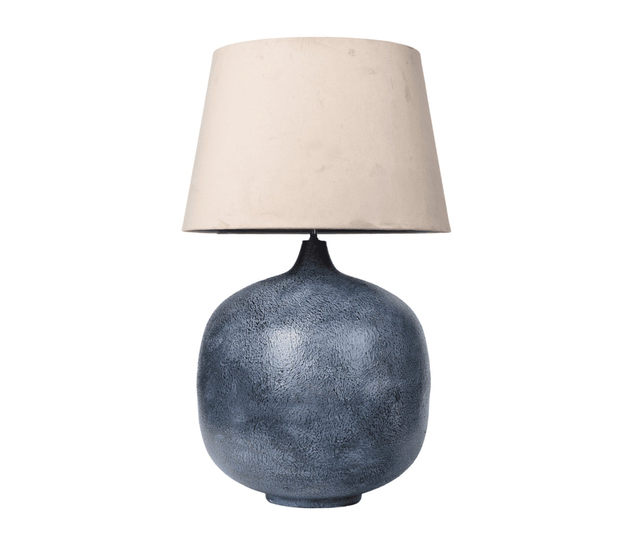 Modern blue Lampa pękata 2