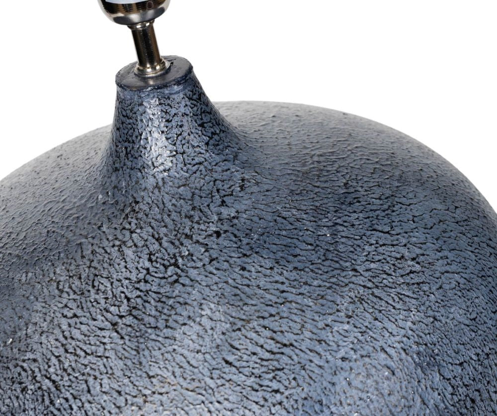 Modern blue Lampa pękata 2