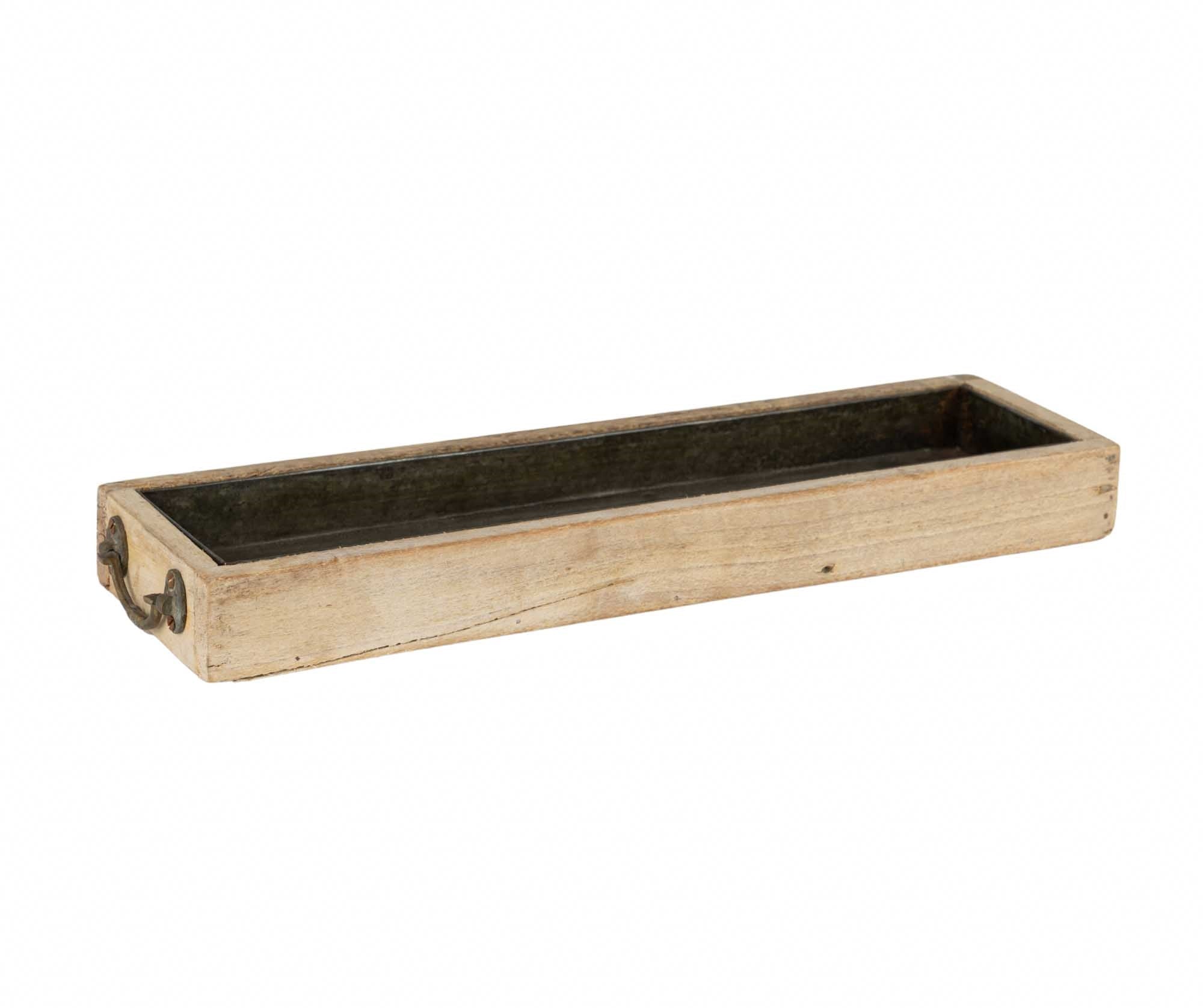 Wood old Taca z uchwytem 1