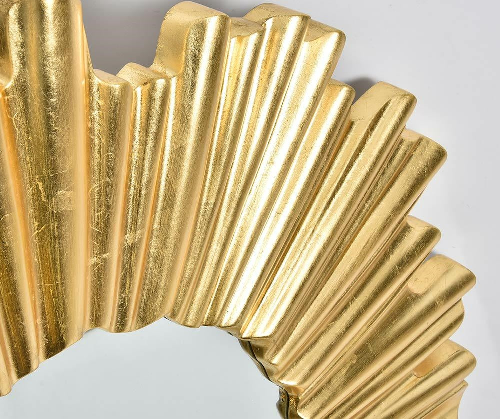 Gold line Lustro słońce
