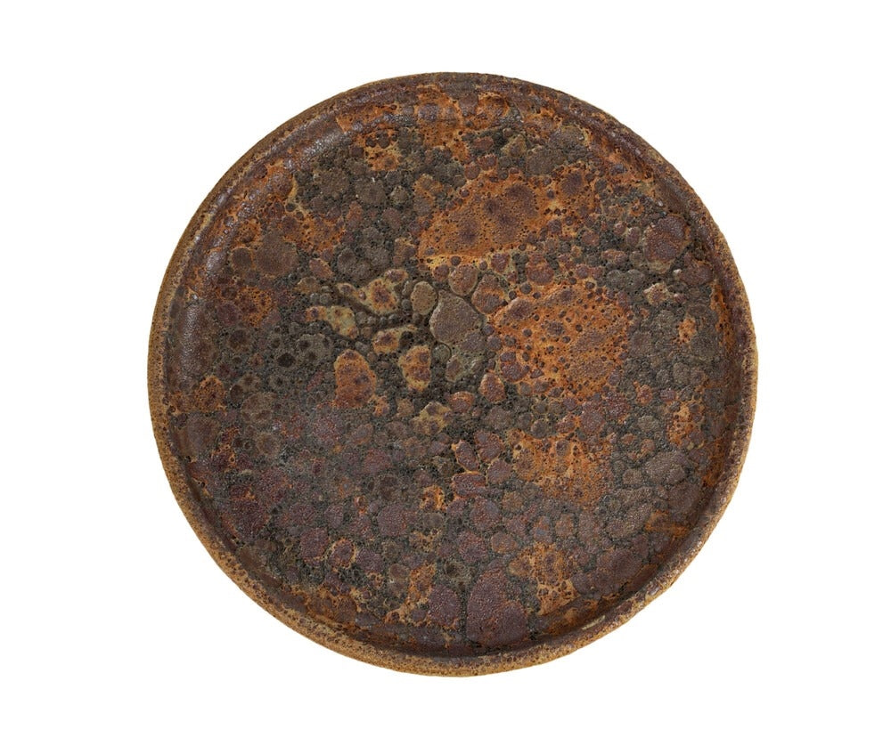 Garden old Talerz ozdobny rust B