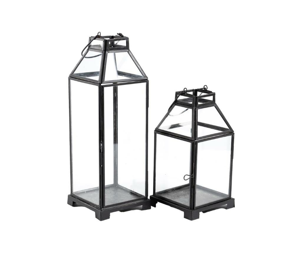 Nero Lampion szklany latarenka B