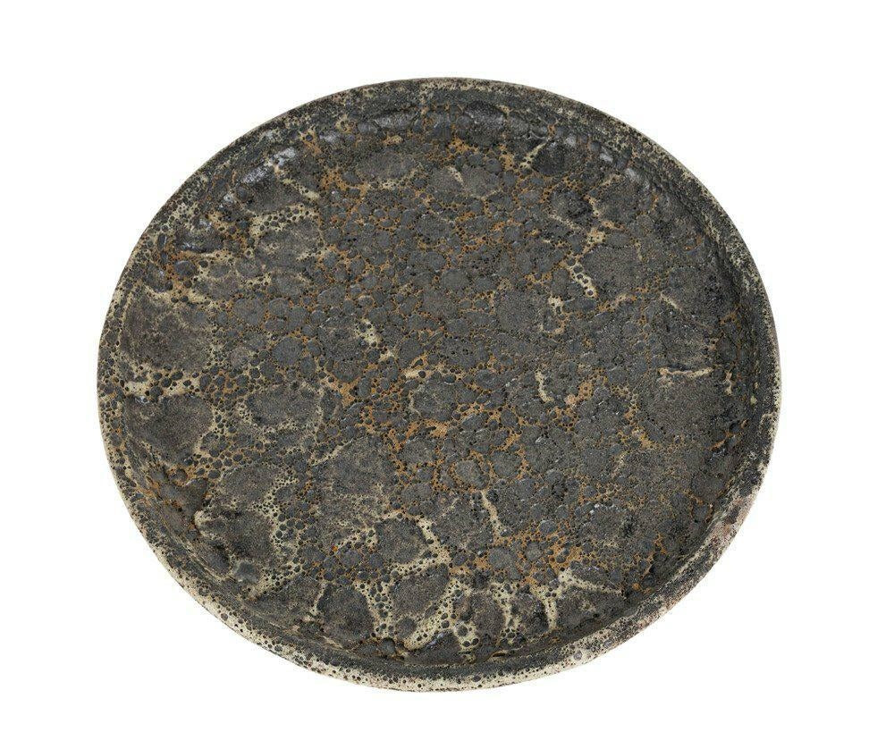 Garden old Talerz ozdobny black B
