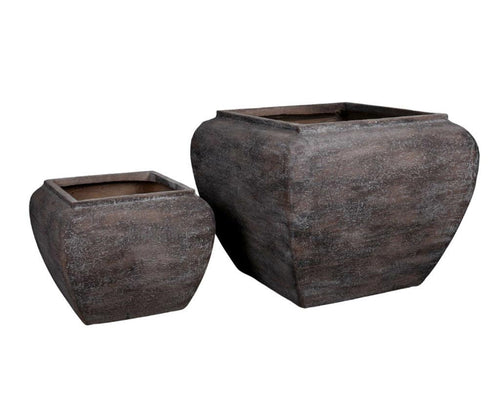 Modern brown Donica/Osłonka kwadratowa B