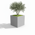 Donica Cubo 100×100×100 — oliwka premium