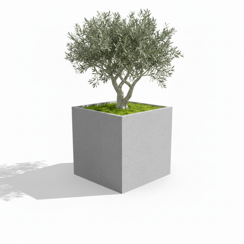 Donica Cubo 100×100×100 — oliwka premium