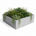 Donica betonowa Cubo 150 | 150×150×50 cm | Beton architektoniczny premium