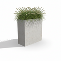 Donica betonowa Torre 70 | 70×30×70 cm | Beton architektoniczny premium
