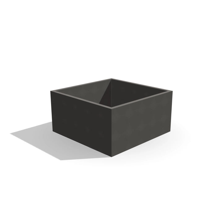Donica betonowa Cubo 100 Low | 100×100×50 cm | Beton architektoniczny premium