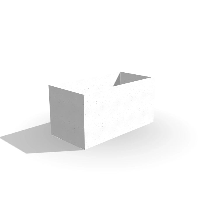 Donica betonowa Forma 100/50 | 100×50×50 cm | Beton architektoniczny premium