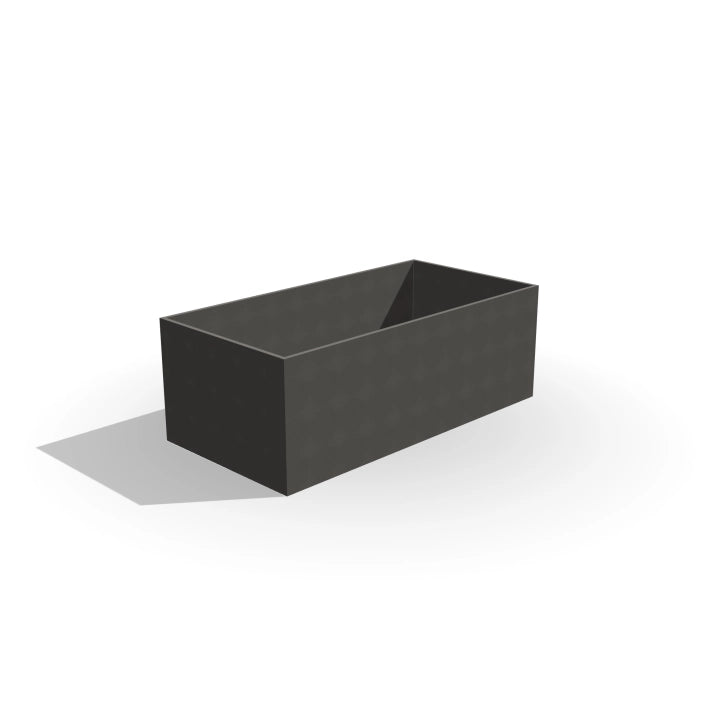 Donica betonowa Largo 200 | 200×100×70 cm | Beton architektoniczny premium