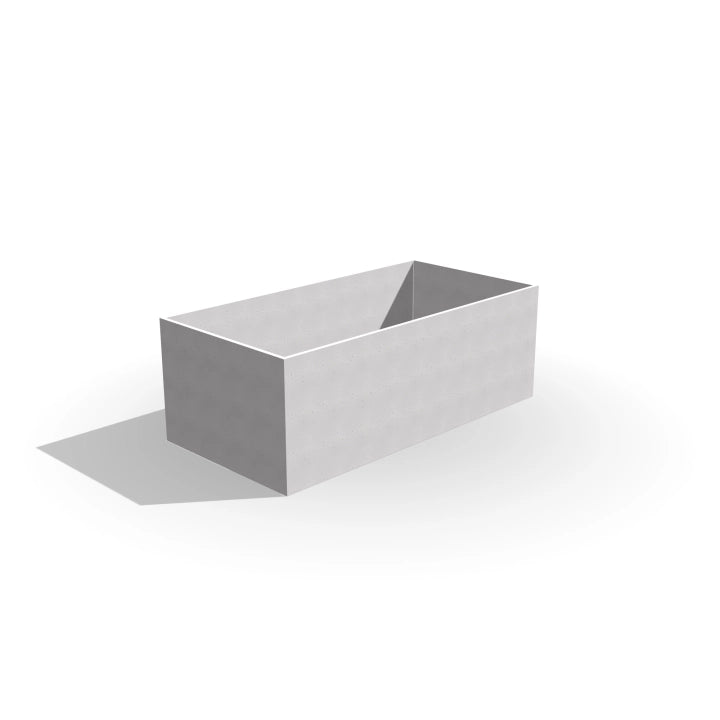Donica betonowa Largo 200 | 200×100×70 cm | Beton architektoniczny premium