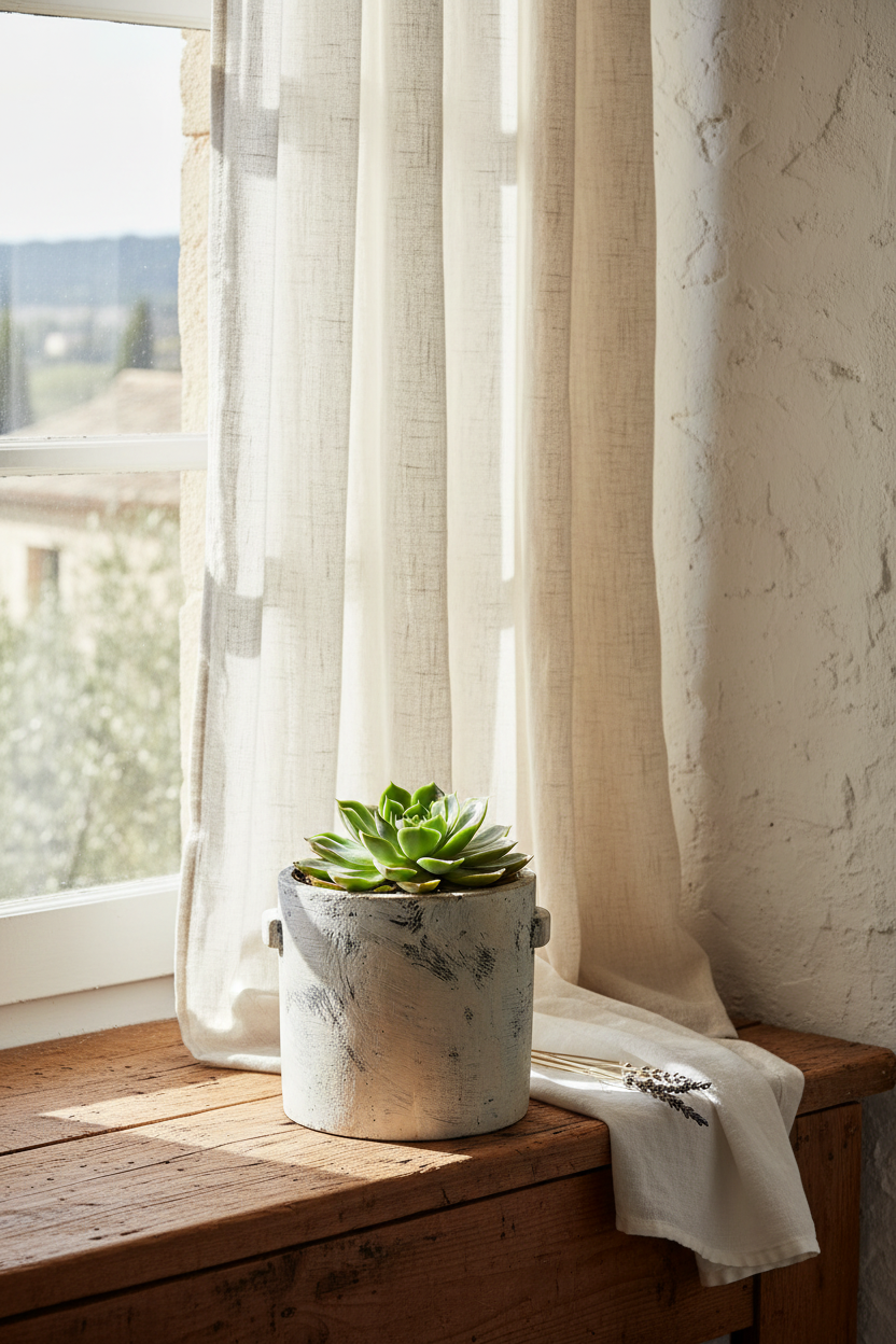 Osłonka Giardino 11 cm – lifestyle farmhouse na kuchennej półce