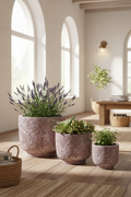 Donica Garden Old Antic Blue bordo – lifestyle trio na tarasie
