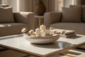 Patera Albero White – lifestyle luksusowy salon, święce, marmur