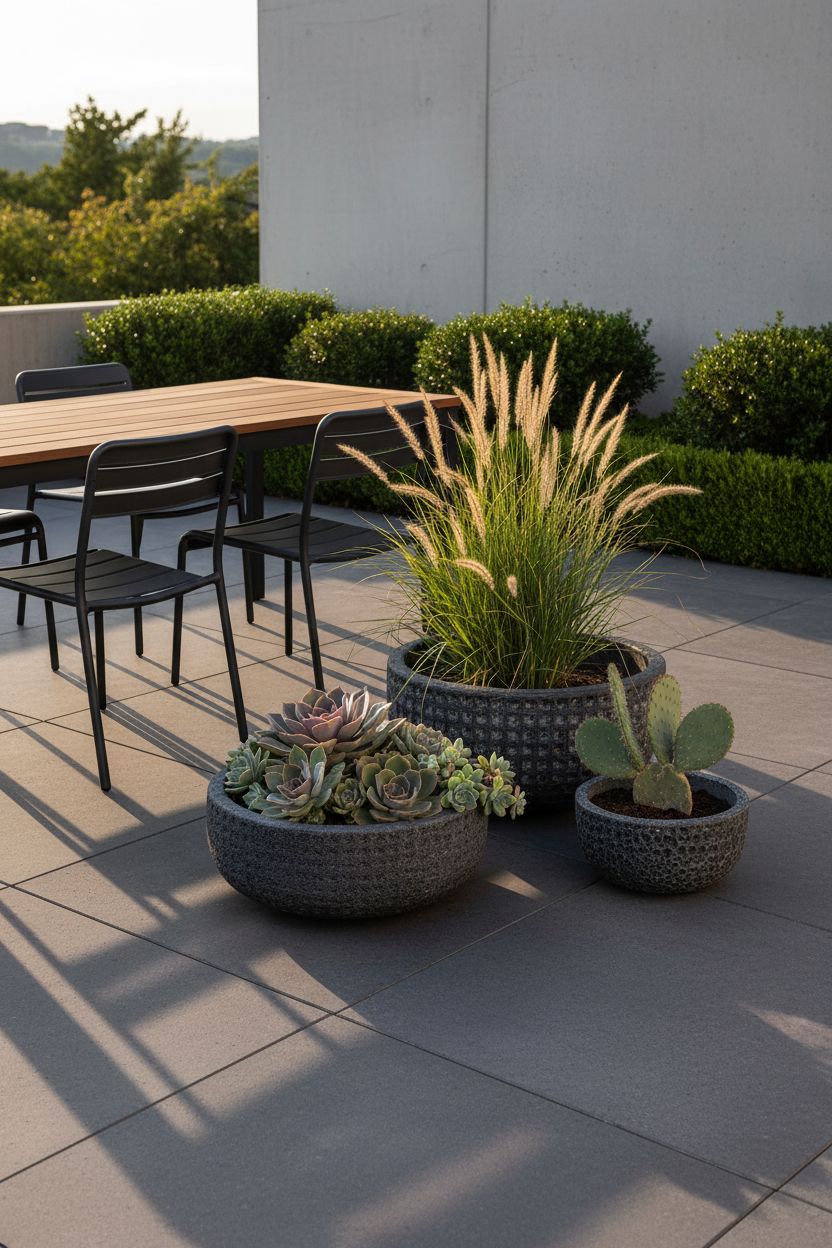 Lifestyle Garden Old Black — taras industrialny