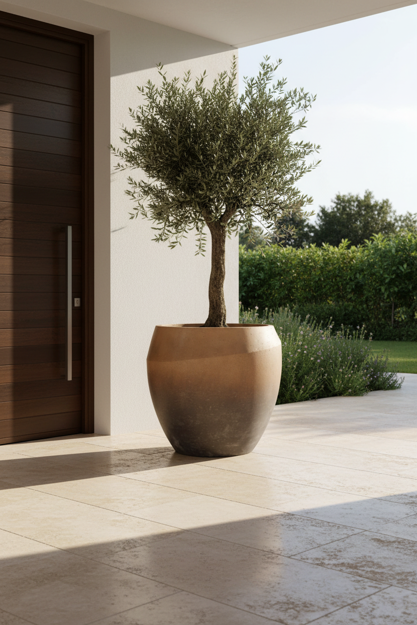 Lifestyle Modern GRC — wejście do willi
