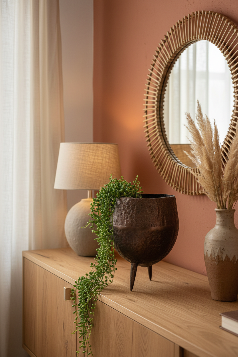 Lifestyle Rustic na nóżkach — boho interior